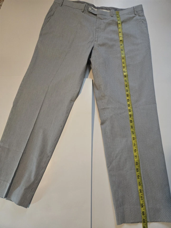 Pantalones a rayas 100 % algodón CHAPS para hombre Foto 3 de 4