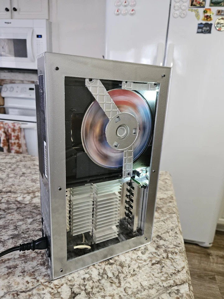 Sony Playstation 2 PS2 Personalizado PLATEADO Funciona con Tapa Transparente NUEVO LÁSER con LED Foto 2 de 4