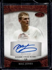 2021 SAGE Aspire Mac Jones Bronze Rookie RC Auto #ASP-60 Crimson Tide