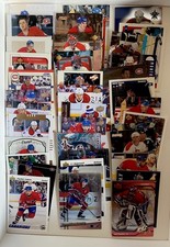 Montreal Canadians Card Lot Roy, Shutt, Saku Koivu, Lemieux, Lafleur