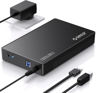 Externes Festplattengehäuse USB 3.0 für 3,5 Zoll SATA HDD/SSD 20 TB