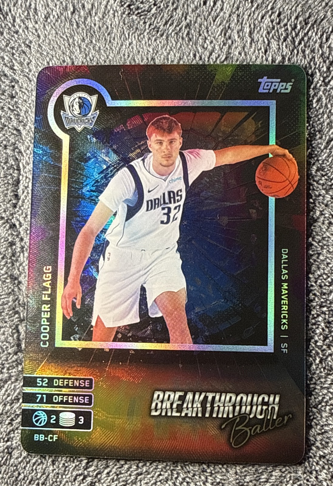 2025-26 Topps Match Attax - Breakthrough Baller Cooper Flagg #BB-CF (RC)