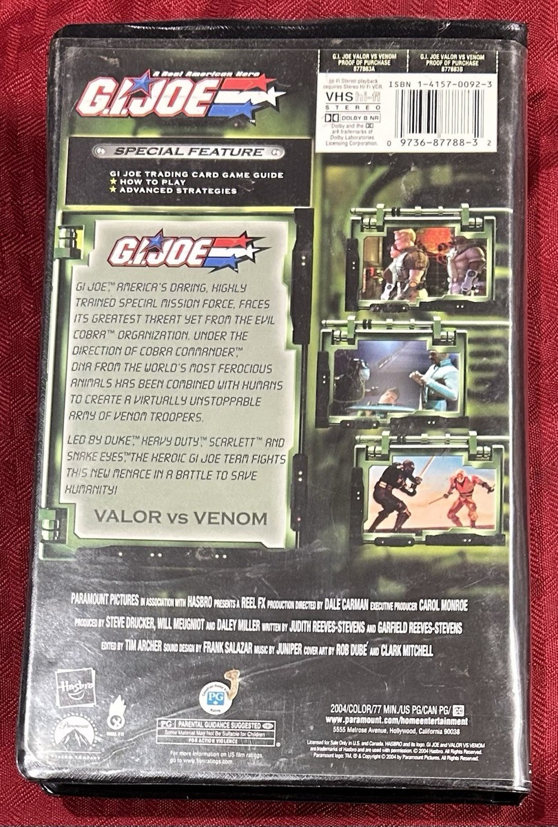 GI JOE: VALOR vs VENOM (VHS 2004) ALL VHS BUY 2 GET 1 FREE | eBay