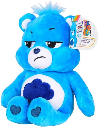 Care Bears Grumpy Bear Bean Plush, 9 inches , Blue