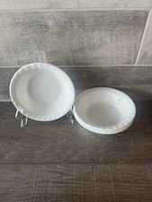 Corelle Cereal/Salad Bowls 7" Diameter Enhancements White Swirl Set Of 4