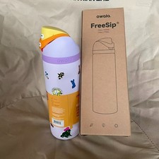 Owala FreeSip 24 oz Insulated Stainless Steel Strawberry Water Bottle With Straw