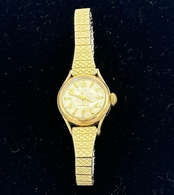 Bulova M2 10K RGP Bezel Stainless Steel Back Womens Waterproof