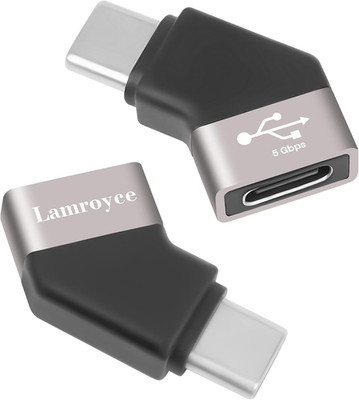 USB Type C 3.1 Extension Adapter 2Pack,45 Degree Angled USB C Male to Female