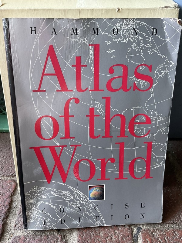 Hammond Atlas of the World : Concise Edition 1995 Book Global 60,000-entry Time