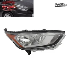 Black Passenger Side For 2019-2023 Ford Transit Connect Right Headlight Assembly