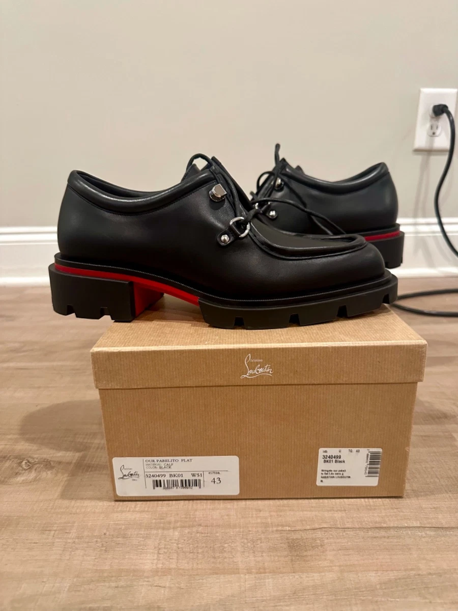 Christian Louboutin Women's Leather Upper Solid Casual Shoes for
