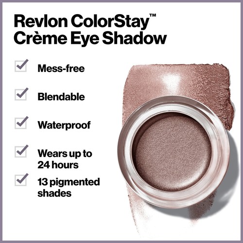 Revlon Colorstay Creme Eye Shadow, Longwear Blendable Matte or Shimmer Eye - Picture 6 of 9