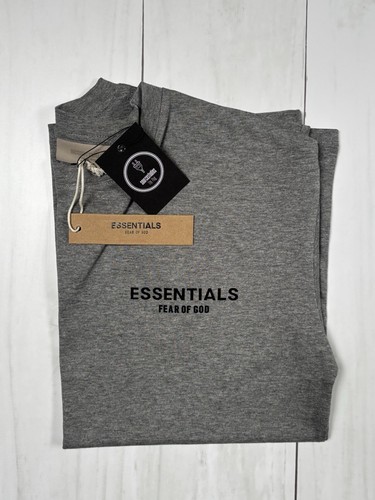 Essentials "Fear Of God" graues schweres T-Shirt mit Premium Logo Gr. M - Bild 3 von 7