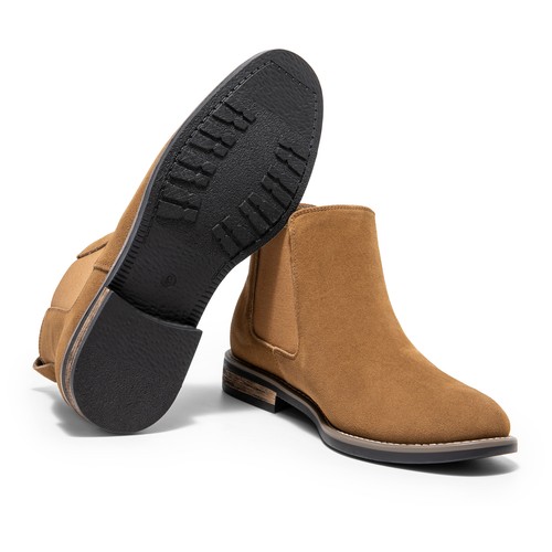 Herren Wildleder Leder Chelsea Stiefeletten zum Arbeiten - Bild 26 von 29