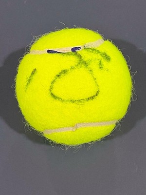 JO WILFRIED TSONGA SIGNED AUTOGRAPHED TENNIS BALL RARE CHAMPION LEGEND WITH COA