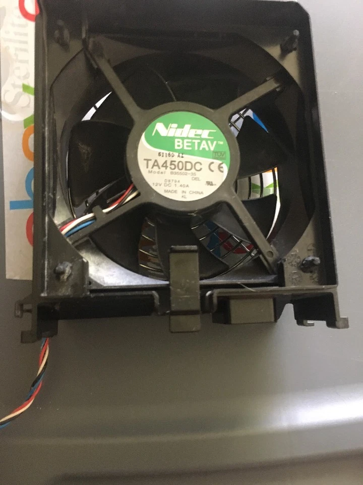 Dell XPS/Dimension 400Intake Fan Nidec Betav TA450DC B35502-35 - Image 2 of 4