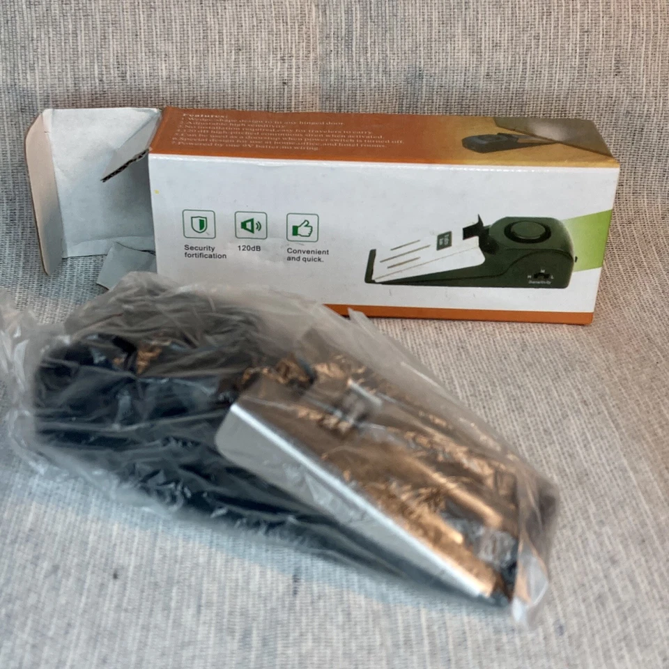 Door Stop Alarm Siren Door Stop Security Door Alarm Adjustable Sensitivities - Image 2 of 2