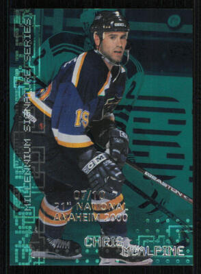 1999-00 BAP Millennium Anaheim National #207 Chris McAlpine /10