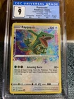 CGC 9 Amazing Rare Rayquaza with Subgrades! 138/185 from 2020 Vivid Voltage!