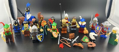 Lego Castle Peasant Minifigure Lot 10305 21325 Blacksmith Medieval Lion Knight