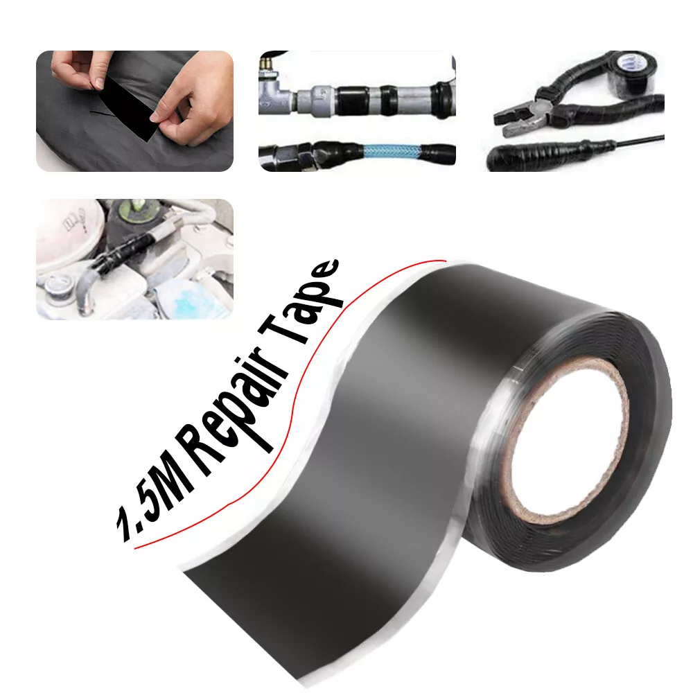 SOS Pipe Repair Tape Stop Water Leak burst plumbers waterproof Self amalgamating