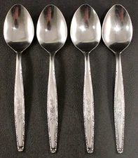 Stylecraft T & N Japan Rose Pattern TEASPOONS * Set of 4 * Stainless Normal Use