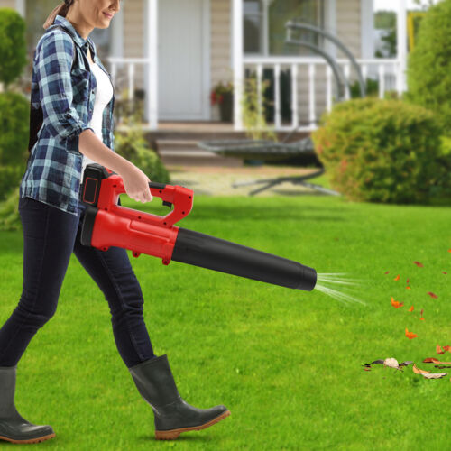 6 Wind Speed Cordless Leaf Blower Electric Leaf Blower Lawn Care 0-18000RPM USA