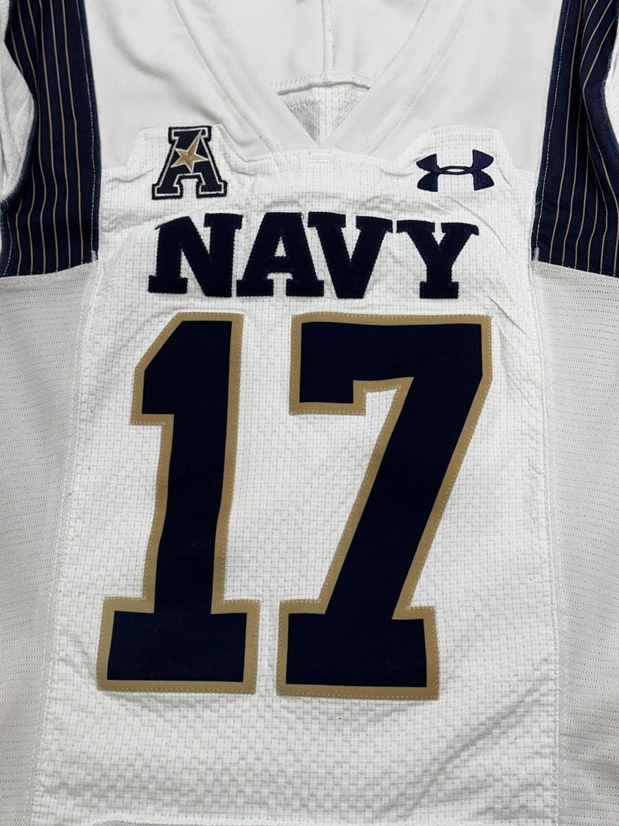 sexhippies OM FOOTBALL JERSEY Navy 希少 2021 Navy Midshipmen Game Used Under Armour Football Jersey