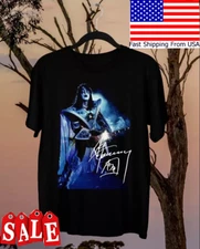 Ace Frehley Cotton Men Women Gift For Fans Cotton Black T-Shirt