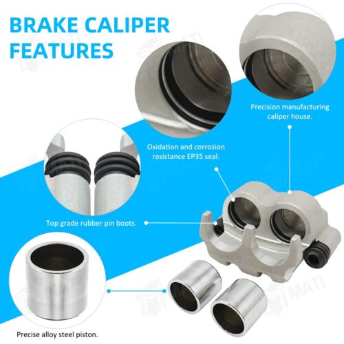 M MATI Front Left Right Brake Calipers for Polaris Ranger 800 Ranger 900 Rang... - Picture 3 of 6
