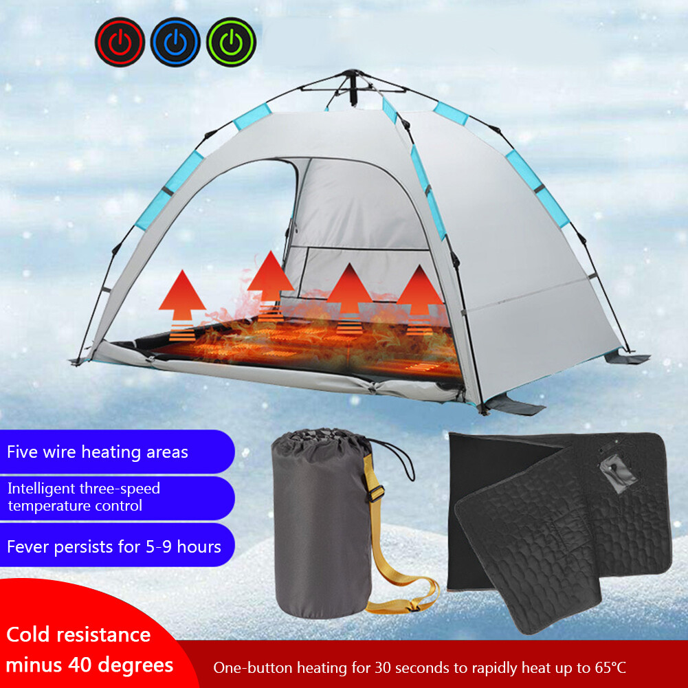 fr Heated Sleeping Pad Multifunctional Winter Thermal Sleeping Pad for