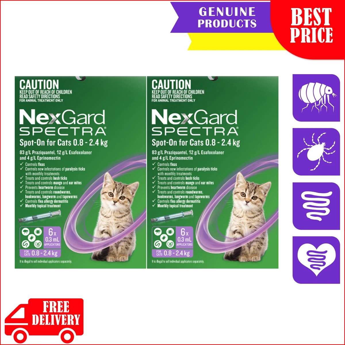 Ebay hot sale nexgard spectra