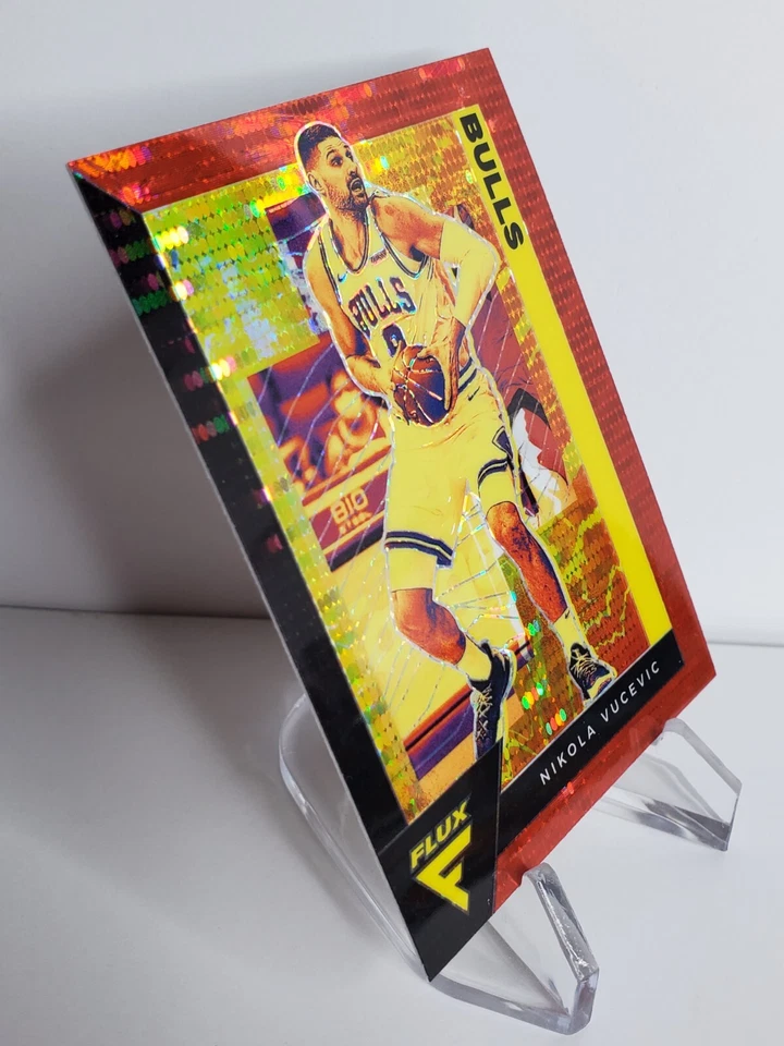 2020-21 Panini FLUX "NIKOLA VUCEVIC" #25 RED PULSAR SSP Target! Chicago BULLS!🔥 - Image 2 of 3