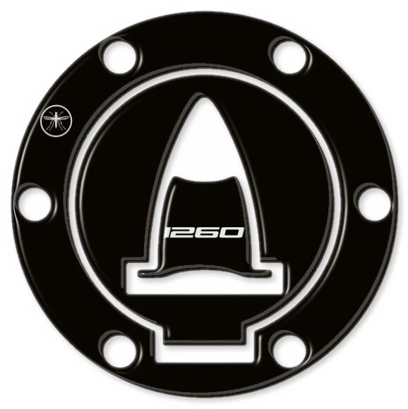 LABELBIKE Adhésif Gel 3D pour Bouchon Réservoir de Moto Compatible Ducati multistrada 1260