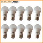 10x LED Glühlampe Leuchtmittel 5W kaltweiss Kugel Milchglas 360lm EEK A+ NEU