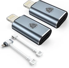 (2 Pack)  TechMatte USB C Adapter,27W PD Fast Charging iPhone 14/13