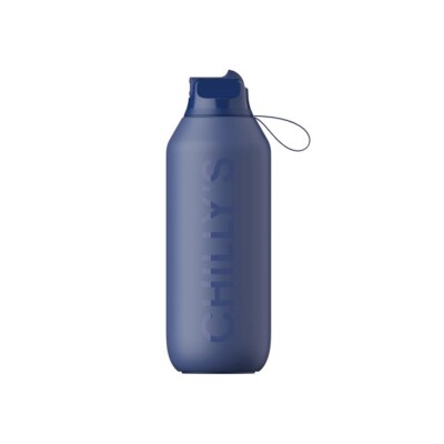 Chillys Series 2 Flip Bottle 500ml B500S2SPWBLU Whale Blue