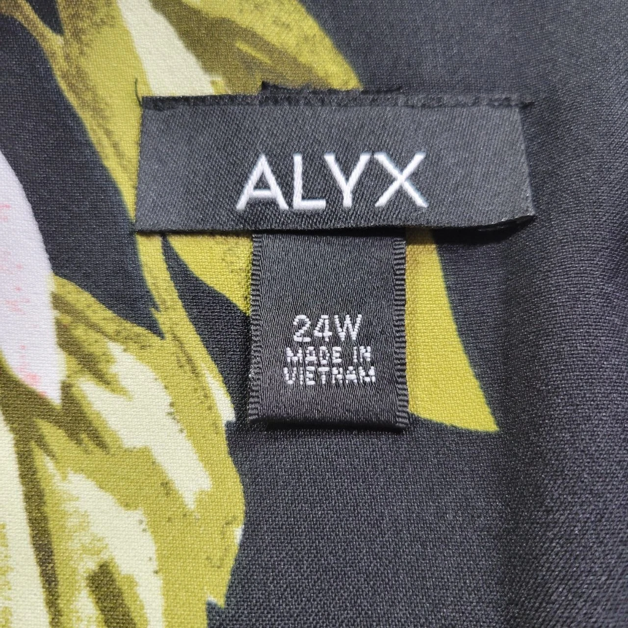 Abito tubino Alyx donna 24W nero floreale senza maniche scollo barca mini party nuovo con etichette