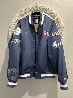 USA ダグアウト メンズナイキ ブレイキン サテンジャケット
