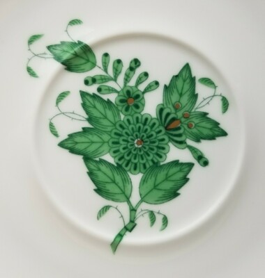 Herend ~ Chinese Bouquet-Green ~ Cup & Saucer Set ~ 734 /AV ~ Mint