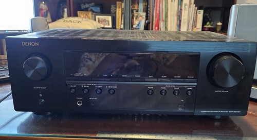 DENON AVR-S670H 5.2 Ch. x 75W 8K AV Receiver w/HEOS used tested working