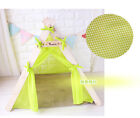 Removable Washable Canopy Teepee Indian Tent Kennel Bed for Dog Cat Small Animal