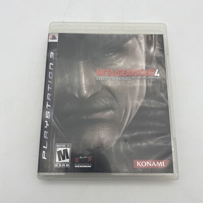Metal Gear Solid 4: Guns of the Patriots (Sony PlayStation 3 2008 PS3 Video Game