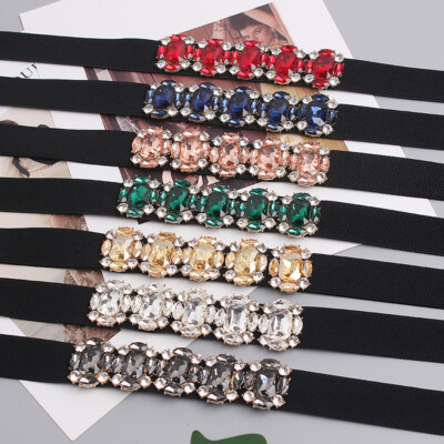Rhinestone gemstone rhinestone elastic waistband belt s-l400.jpg main image 4