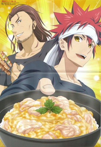 poster promo TsukiPro The Animation Food Wars Shokugeki no Soma anime Eto Koki - Picture 2 of 2