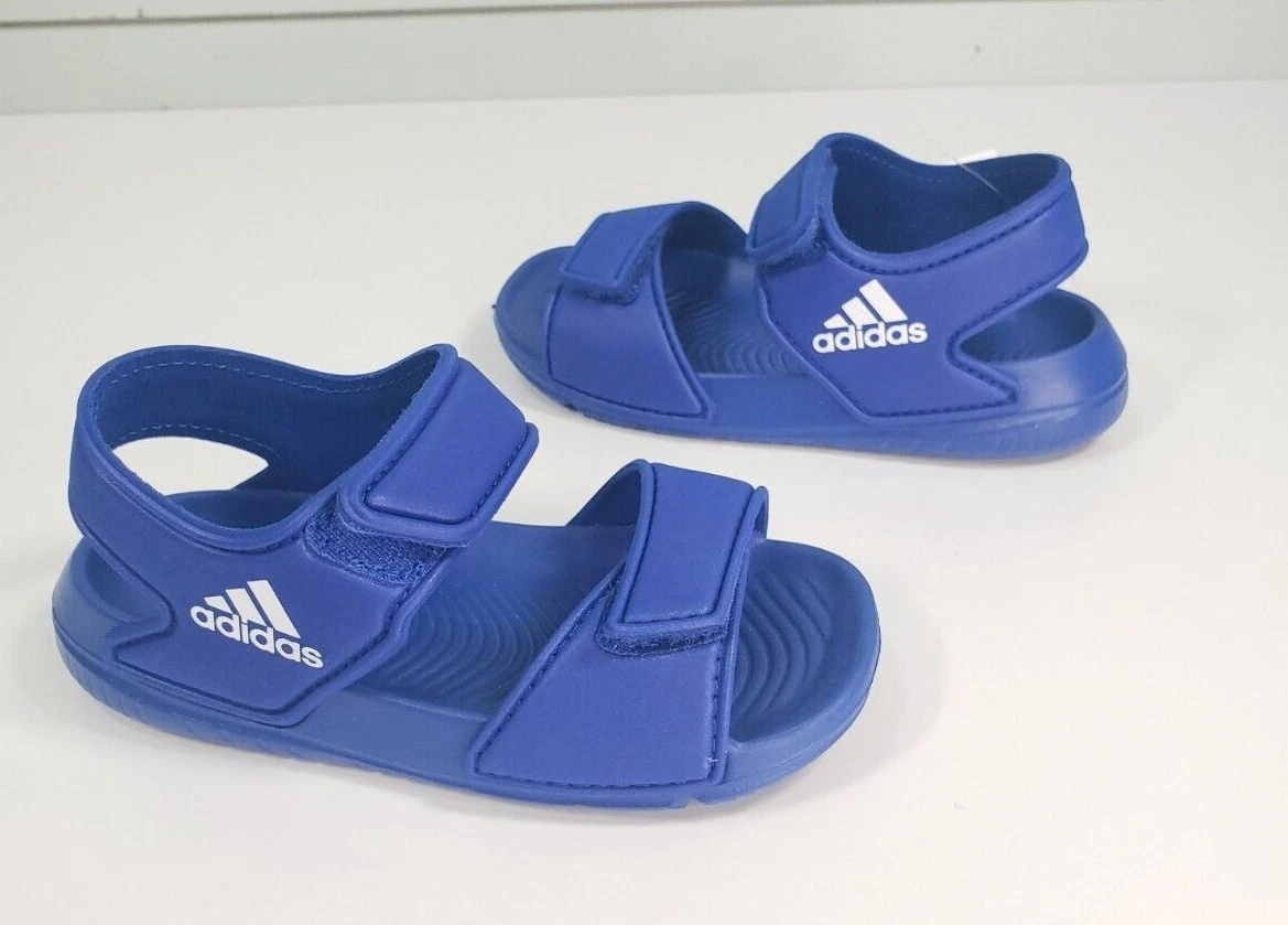 Currículum Limo Estrecho de Bering Adidas AltaSwim EG2138 Kids Toddler Swim Beach Blue White Shoes Sandals Sz  6 &amp; 7 | eBay