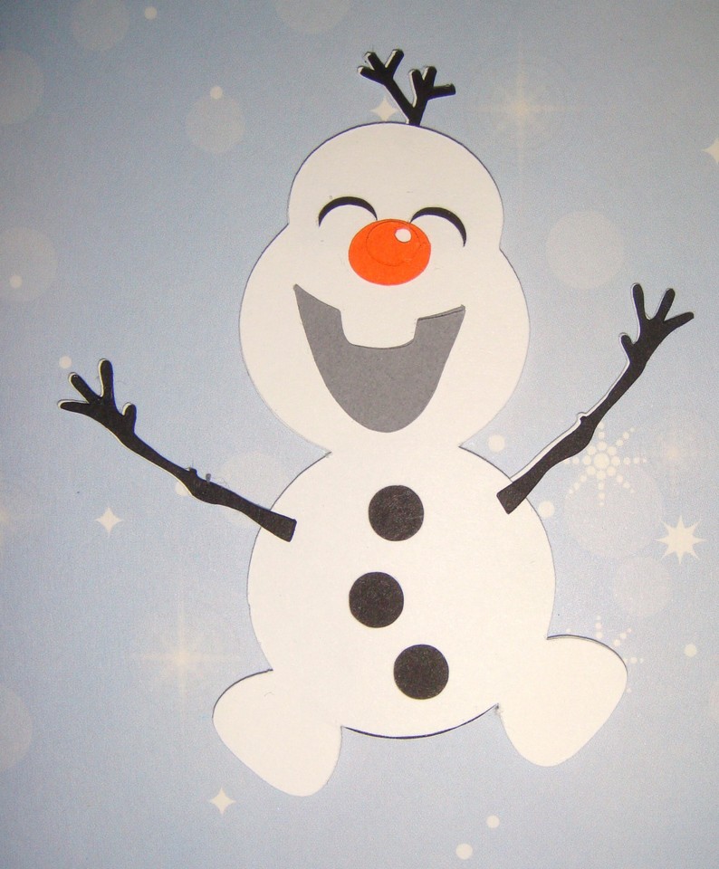 Frozen Anna Elsa and Olaf Paper Die Cut Paper Doll Scrapbook ...