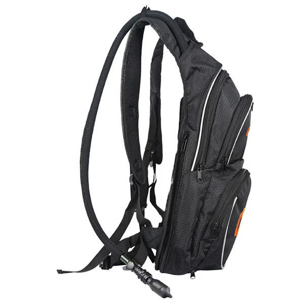 Mochila deportiva de hidratación reflectante impermeable para moto + vejiga de agua Foto 2 de 4