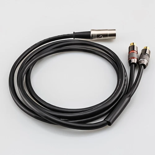 Audiophile 1ft 5Pin Din Male to 2RCA Female Jumper Wire For BO,Naim,Quad Systems - Picture 7 of 10