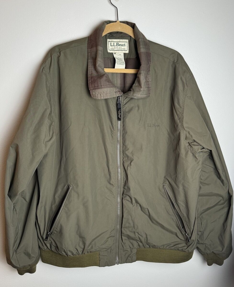 LL Bean Men's Warm Up Jacket Size XL Regular Olive Green | eBay LL Bean Men's Warm Up Jacket Size XL Regular Olive Green | eBay